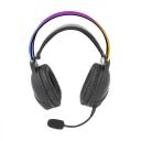 White Shark Ausinės OX GH-2140, 50mm, 16&Omega;, 20Hz-20kHz, 110dB&plusmn;3dB, 2m, RGB, ant ausų, laidinės, 2x3,5mm, USB