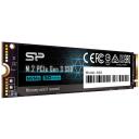 Silicon Power SSD ketas P34A60 SP512GBP34A60M28, 512GB, 2200MB/s, 1600MB/s, 3D NAND Flash, NVMe 1.3 tugi