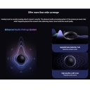 Ezviz E4P 3K⁺ CS-E4P Panorāmas Fisheye Viedā Wi-Fi Kamera MicroSD Krāsu Nakts Redze Balts