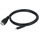 Club3D HDMI uz Micro HDMI kabelis CAC-1351 1m, 4K 60Hz, 18 Gbit/s, 3D, melns