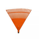 Lehereha käepidemega, oranž 45 cm (20 hammast) HORTUS 0927006; plastmass