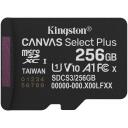 Kingston Nimi 256GB microSDXC Canvas Select Plus Gen3 SDCS3/256GB, 256GB, 150MB/s, A1, UHS-I, Class 10, V10, exFAT