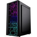 Gembird Fornax 2500 ARGB Datora korpuss CCC-FC-2500, 350mm, 200mm, 420mm, 4.4kg, SPCC, Tempered glass, 2x2.5" bays