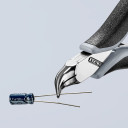 Elektronikas knaibles ESD, KNIPEX, 35 42 115 ESD, 45&deg; leņķis, augstas kvalitātes, ergonomiskas rokturi.