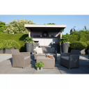 Garden furniture set Mia Set with cushion box beige KETER 29198017587 122x80x57cm 37.80kg