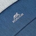 Rivacase Чехол 7562GREY/DARKBLUE, 15.6", 120mm, 635g, 305mm, 460mm, 1 передний карман, USB порт, водоотталкивающая ткань