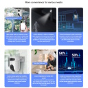 Ezviz H9C CS-H9c-5MP-5MP Divu Objektīvu Ārējā IP65 5MP 3K Viedā Pan & Tilt 360 Kamera MicroSD / Nakts Redzamība Balta