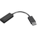 Lenovo DisplayPort HDMI 2.0b adapter 4X90R61023, 22.5 cm, 4K tugi, DisplayPort isane, HDMI emane
