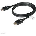 Club3D HDMI кабель CAC-1372, 2 м, 48 Гбит/с, 10K 120Hz, 3D, золотые контакты, черный