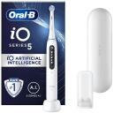 Oral-B Elektriskā zobu birste iO5 Quite White, 1 uzgalis, 5 režīmi, 48000 apgr./min, ceļojumu futrālis