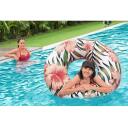 Bestway Надувное кольцо Tropical Palms 8982183, &Oslash; 119 см, &Oslash; 106 x 27 см, ПВХ, предохранительный клапан, заплатка для ремонта