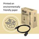 Club3D кабель-удлинитель DisplayPort CAC-1120 1м 8K60Hz DSC 1.2 HBR3 HDR, Mini DisplayPort F, DisplayPort M