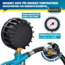 Riepu pumpis, HAZET, 9041-1, ar manometru līdz 12 bar, elastīgs 400 mm &scaron;ļūtene