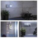 Emos LED Naktinė Lempa P3306, 230 V~, 0,5 W, 2 lm, &scaron;altai balta &scaron;viesa, foto jutiklis, automatinis įjungimas/i&scaron;jungimas
