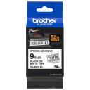 Brother TZe-S221 Laminaatlint, tzes221, 9mm, 8m, veekindel, ekstra tugev isekleepuv