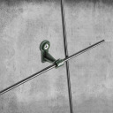 Augu balsts - Dārza režģis 150 x 45 cm 3 gab BIOOGROD 721424, tērauds, melns