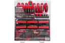 Screwdriver Set, FORCEKRAFT, FK-10100, 100 pcs, chrome vanadium steel, magnetic tips, ergonomic handle