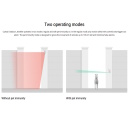 Ajax Curtain Outdoor Jeweller wireless outdoor motion curtain detector dual PIR + microwave detection 8&ndash;12 m 868 MHz Jeweller perimeter protection antimasking battery powered ~3 years hub range up to 1700 m white