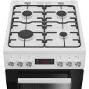 Beko FSE52323DWD plīts, 600mm, 500mm, 850mm, 45kg, gāze, 1 cepe&scaron;krāsns, 55L, 4 zonas, 6 funkcijas, A+++