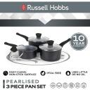 Russell Hobbs sautē&scaron;anas katliņu komplekts RH01706EU, 16cm, 18cm, 20cm, alumīnijs, matēti pelēka
