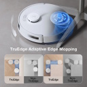 Robot vacuum mop for dry and wet cleaning Li-ion 5200 mAh with 11000 Pa suction and 3 L dust container white DEEBOT T30S COMBO Ecovacs