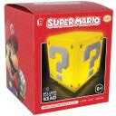 Paladone Super Mario Mini Bloka Gaisma PP3428NN, 11cm, LED, 1 spuldze, dzeltena/balta, galda/plaukta stiprinājums