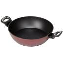 Jata Pann TF924, 24cm, 3 kihiline mitte kleepuv kate, alumiiniumkorpus, tulekindel k&auml;epide, kaas 24cm