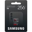 Samsung M&auml;lukaart T9 microSD MB-MH256T/WW, 256 GB, UHS-I U3, V30, A2, SD adapter, veekindel, l&ouml;&ouml;gikindel