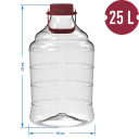 Небьющийся демиджон с ручкой BROWIN 644325 25 L, полипропилен, 29.5x29.5x53.5 см