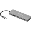 Sandberg USB-C 13-in-1 reisidokk 136-45, 1xUSB-C toite, 1xUSB-C andmed, 2xHDMI, 1xVGA, 3xUSB 3.0 A, 1xUSB 2.0, 1xRJ45
