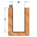 Фреза бит 8mm, CMT, K911-160B, D=16mm, I=25,4mm, L=70mm, Z=2