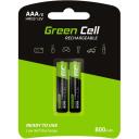 Green Cell Laetav aku GR08, 1.2 V, 800 mAh, 2 tk, Ni-MH, ilma laadijata