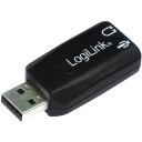 Logilink USB skaņas karte UA0053, 1xUSB A 2.0, 5.1 skaņas efekti, Plug and Play, LED indikators