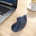 Gembird USB optinė pelė MUSW-ERGO-03, 6 mygtukai, 1600 DPI, ergonomi&scaron;kas dizainas, belaidė, juoda