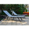 Комплект садовой мебели ARIO стол и 2 шезлонга, стальной каркас, серый 13234 HOME4YOU