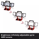 Bezvadu gaisma TP-CL 18/3000 Li - Solo, EINHELL 4514172, 3000 lm, 60 LED, 18 V, 270&deg; regulējami paneļi