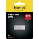 Intenso USB atmintinė 3534491 128 GB, USB 3.2 Gen 1, skaitymo greitis 100 MB/s, metalinis korpusas, be dangtelio