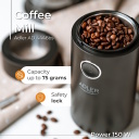 Kohviveski 150W jahvatamise ja kaane ohutuslülitiga must AD4446bs Adler