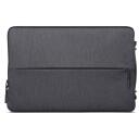 Lenovo S&uuml;learvuti Urban Sleeve Karp GX40Z50942, 15.6", Veekindel, Antratsiithall, Kummist p&otilde;rutust&otilde;kked, Pehmendus t&otilde;mbluku all