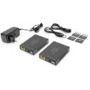 Digitus HDMI papla&scaron;inā&scaron;anas komplekts, DS-55506, 4K/60Hz, 70 m, video/audio/infrasarkanais papla&scaron;inātājs, vadu savienojums