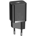 Baseus Super Si Kiire Laadija 1C 20W, TZCCSUP-B01, AC 100V-240V~, 50/60Hz, 0.8A, 1m, USB-C Lightning, 20W Max.