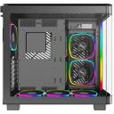 Montech Korpus KING 95 PRO (B), 2x140mm &scaron;oninės ventiliatoriai, 1x120mm galinis ventiliatorius, 8x2.5" HDD, 5x3.5" HDD