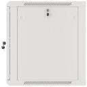 Lanberg Seinale kinnitatav rack WF01-6612-10S, 600x600mm, 12U, max. 60kg, IP20, klaasuks, 4 vertikaalset riba