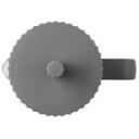 Resto French Press 90535, 1 L, pelēka, borosilikāta stikls, nerūsējo&scaron;ā tērauda filtrs, plastmasas vāks, ergonomiska rokturis