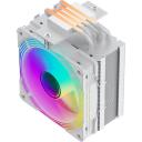 Gamemax protsessori jahuti ICE FORCE WH, 585g, 44.35cfm, 4 soojus toru, TDP kuni 220W, 800-1600rpm