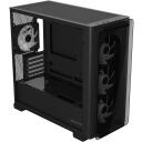 Asus Korpus A23 PLUS TG/ARGB BLACK, 450mm, 220mm, 479mm, 3x120mm esif&auml;nnid, 1x120mm tagumine ventilaator, 2x3.5" ketas