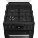 Whirlpool Kokk W5G8LMSWTA, 60L, gaasipliit, elektriline ahi, antriit, 4 p&otilde;letit, ise puhastuv
