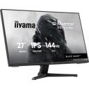 Iiyama G-MASTER G2741HSU-B1 LCD monitors, 68.6 cm, 1920 x 1080 px, IPS, 144 Hz, 1 ms, 2 skaļruņi, 1 HDMI, 1 DisplayPort