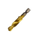 HEX HSS kombinēto vītņu un urb&scaron;anas bitu komplekts M3-M10, 7 gab., pa&scaron;centrējo&scaron;a uzgaļa, 220g, AW20590, AWTOOLS