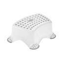 Step stool Tomek "Stitch" Keeeper 0618431100319 40.5x28.5x14cm white